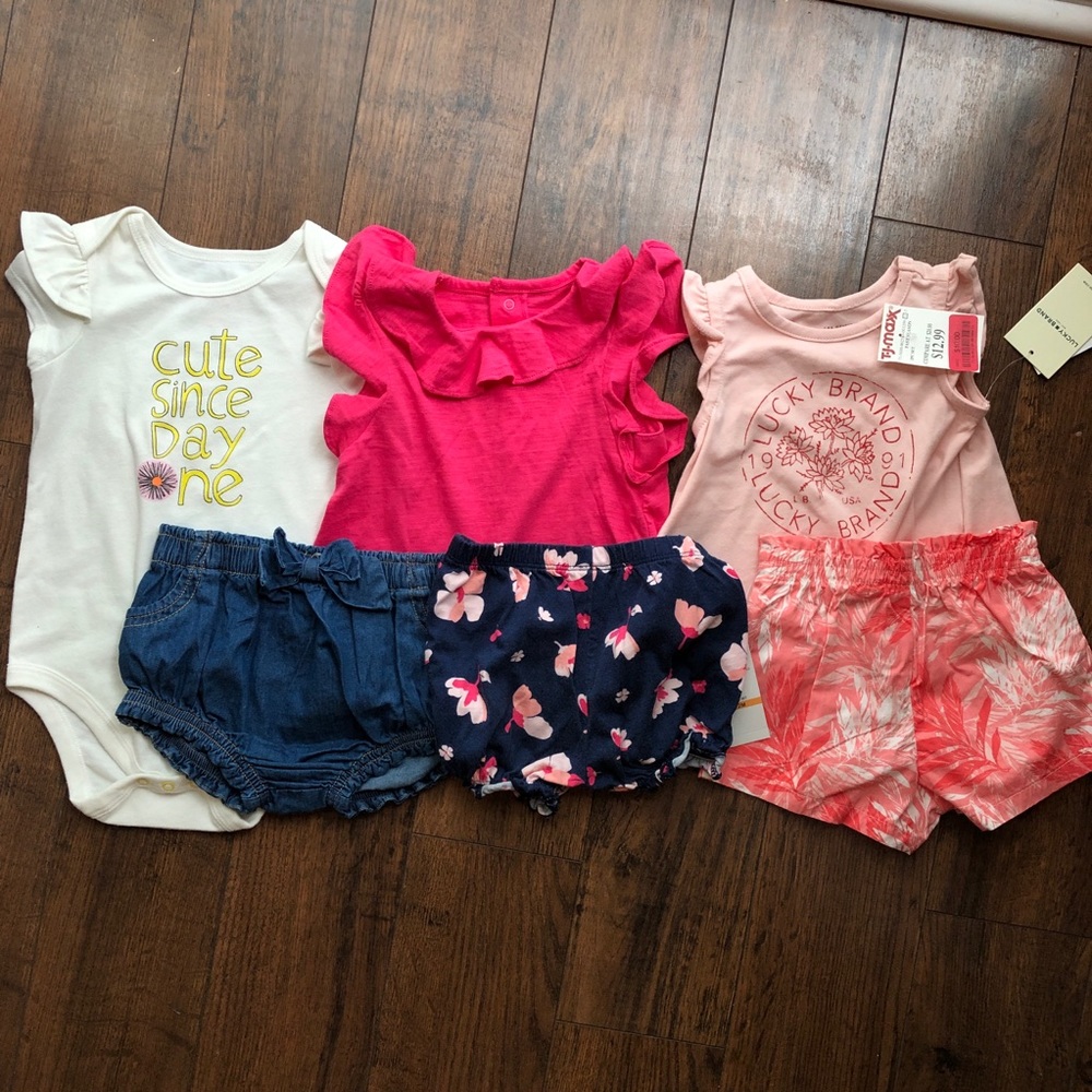 12 month Baby Girl Outfit Bundle 🌸